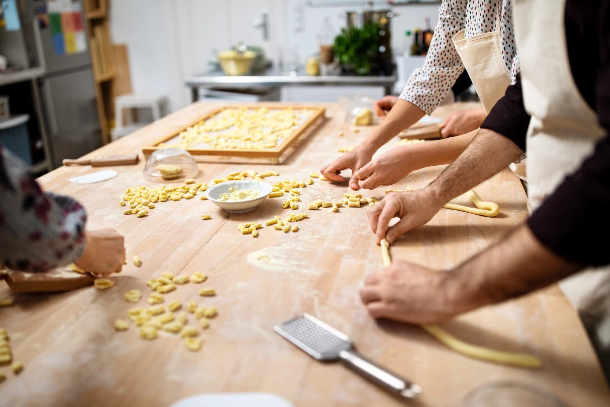 Kézműves olasz Pasta készítő workshop Prosecco-val