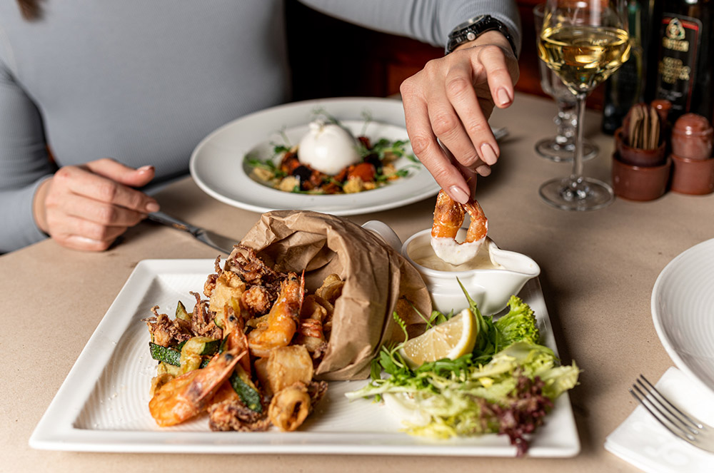 Trattoria Toscanaban a’ la carte étel-ital fogyasztás